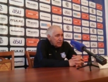 Видео послематчевой пресс-конференции Талгаева игры Премьер-Лиги «Тараз» — «Акжайык» 0:0