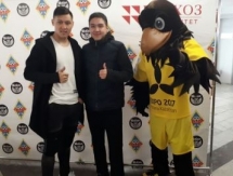 «Кайрат» посетил университет Нархоз