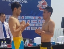 Шымбергенов уступил свой бой в противостоянии с «China Dragons»