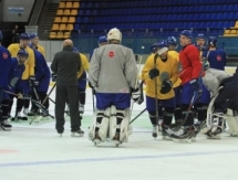 Фоторепортаж с тренировки сборной Казахстана в Киеве