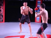 В боях без правил NFC-9 в Актау казахстанский спортсмен победил россиянина