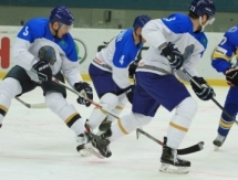 Фоторепортаж матча чемпионата мира-2017 в Первом дивизионе Казахстан — Украины 4:2