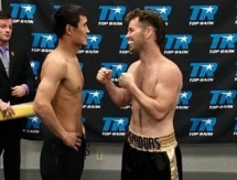 Уалиханов и Фаулер прошли взвешивание перед боем