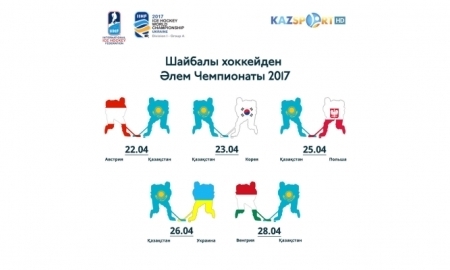 «Kazsport» покажет в прямом эфире матчи сборной Казахстана на чемпионате мира-2017