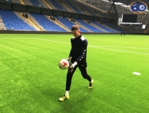 Фоторепортаж с тренировки «Окжетпеса» на «Астана Арене»