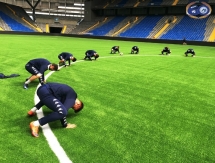 Фоторепортаж с тренировки «Окжетпеса» на «Астана Арене»