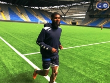 Фоторепортаж с тренировки «Окжетпеса» на «Астана Арене»