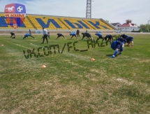 Фоторепортаж с тренировки «Акжайыка»