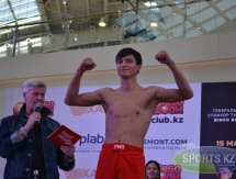 Фоторепортаж с церемонии взвешивания турнира Fight Nights Global 65 в Астане