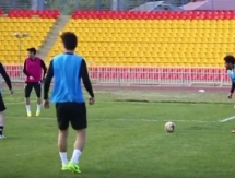 Видео тренировки «Кайрата» на «Мунайшы»