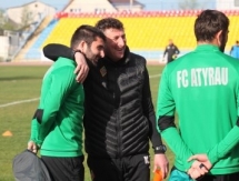 «Атырау» провел предыгровую тренировку перед матчем с «Кайратом»