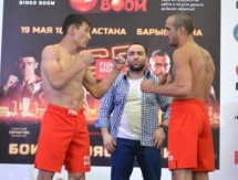 Фоторепортаж с церемонии взвешивания турнира Fight Nights Global 65 в Астане