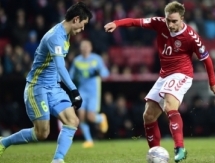 Букмекеры назвали наиболее вероятный счет матча Казахстан — Дания