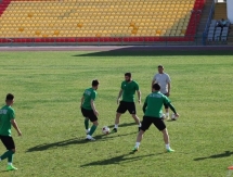 Фоторепортаж с тренировки «Атырау» перед отъездом в Астану
