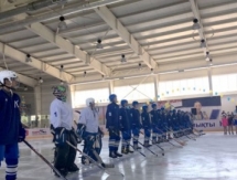 В Актобе открыли хоккейный модуль