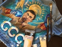 Дизайнер одежды нарисовала портрет Головкина