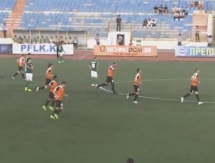 Видео гола Станоевича матча Премьер-Лиги «Шахтер» — «Атырау»