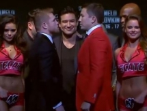 Головкин и Альварес провели дуэль взглядов в Лос-Анджелесе