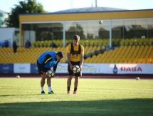 «Кайрат» провёл тренировку в Клайпеде