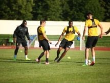 «Кайрат» провёл тренировку в Клайпеде