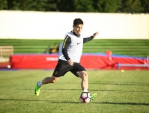 «Кайрат» провёл тренировку в Клайпеде