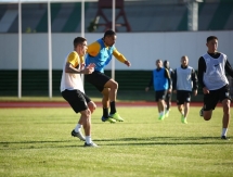 «Кайрат» провёл тренировку в Клайпеде