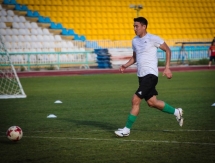 Фоторепортаж с тренировки «Атырау» в преддверии матча с «Кайсаром»