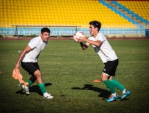 Фоторепортаж с тренировки «Атырау» в преддверии матча с «Кайсаром»