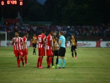 Фоторепортаж с матча Лиги Европы «Скендербеу» — «Кайрат» 2:0