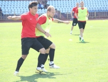 «Шахтер» провел предыгровую тренировку матча с «Таразом»