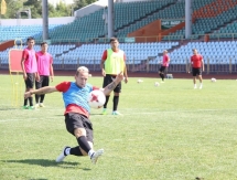 «Шахтер» провел предыгровую тренировку матча с «Таразом»