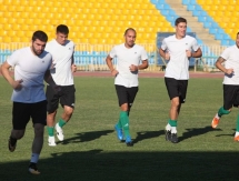 «Атырау» провел тренировку перед игрой с «Тоболом»