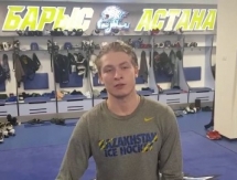 Михайлис — о получении награды «Лучший хоккеист Казахстана — 2016/17»