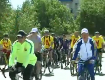 В Актобе День столицы отметили веломарафоном