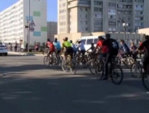 Велопробег ко Дню столицы прошел в Кокшетау