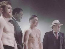 Легенды бокса приняли участие в промо-съемке Головкина и «Канело»