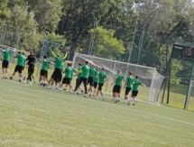 «Легия» тренировалась на искусственном газоне перед «Астаной»