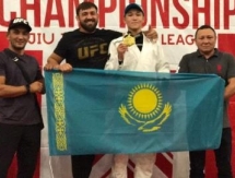 Казахстанский джитсер завоевал золото на Jiu-Jitsu world League