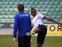 Фоторепортаж с предыгровой тренировки «Астаны» в Варшаве