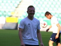 Фоторепортаж с предыгровой тренировки «Астаны» в Варшаве