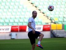 Фоторепортаж с предыгровой тренировки «Астаны» в Варшаве