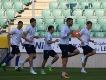 Фоторепортаж с предыгровой тренировки «Астаны» в Варшаве