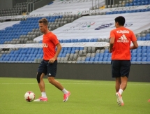 Фоторепортаж с предыгровой тренировки «Ордабасы» в Астане