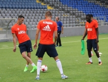 Фоторепортаж с предыгровой тренировки «Ордабасы» в Астане