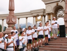 Незрячие казахстанцы проводят веломарафон