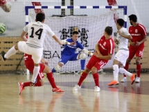 Фоторепортаж с товарищеского матча «Кайрат» — «Сибиряк» 5:4