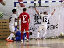 Фоторепортаж с товарищеского матча «Кайрат» — «Сибиряк» 5:4