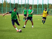 Фоторепортаж с тренировки «Окжетпеса»