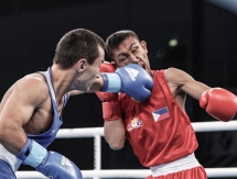 Фоторепортаж выступления казахстанских боксеров в третий день чемпионата мира-2017