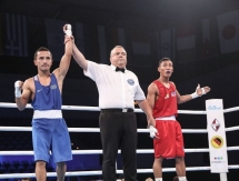 Фоторепортаж выступления казахстанских боксеров в третий день чемпионата мира-2017